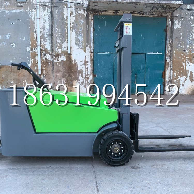 当阳市小型电动叉车1吨2吨步行站驾式电瓶堆高充电装卸车液压升降车铲车